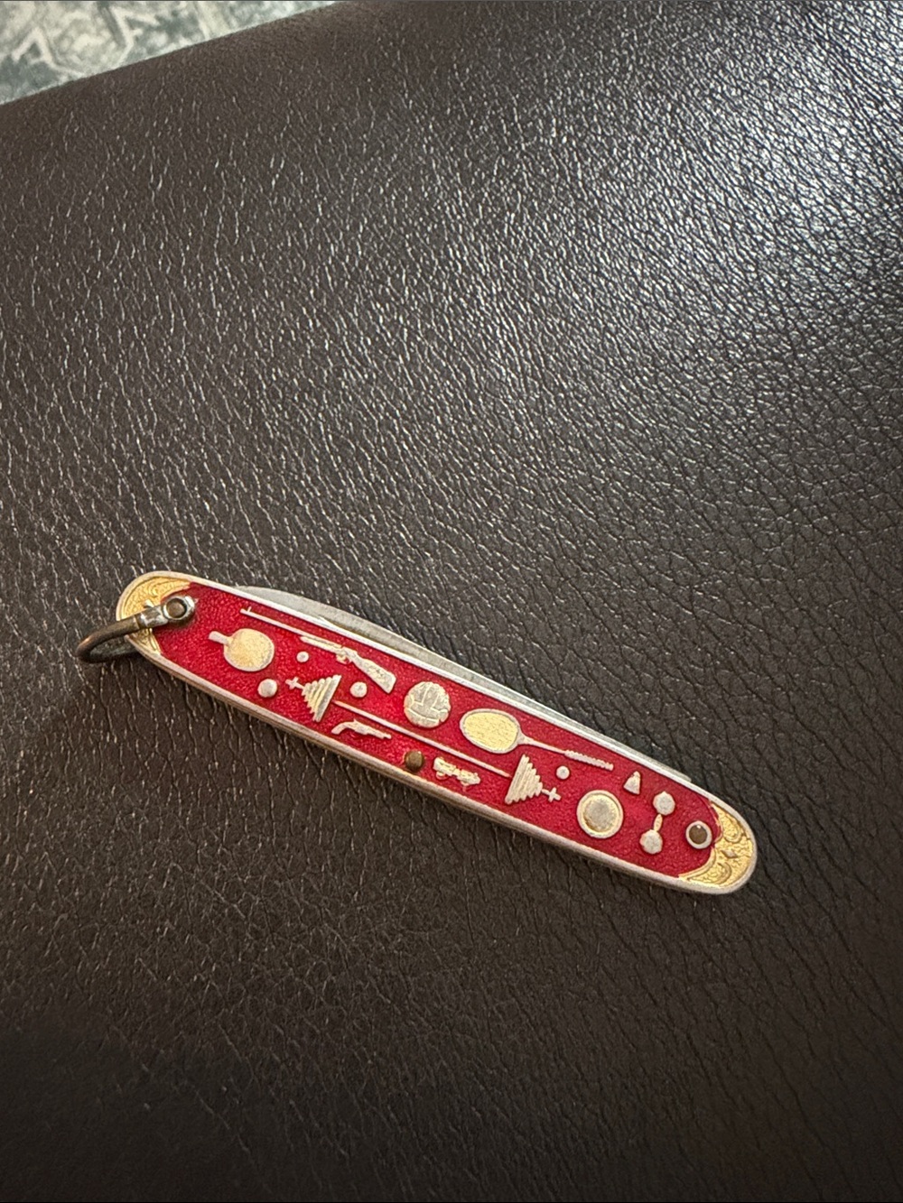 Vintage Novelty Double Arrow Sports Equipment Single Blade Folding Pocket Knife